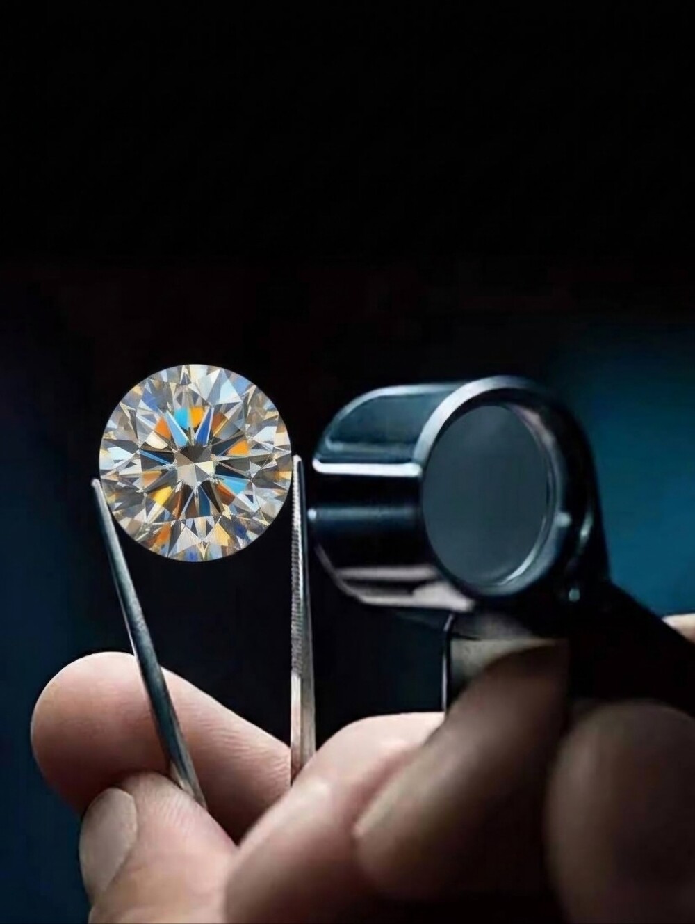 10 CT Loose Round Brilliant Moissanite